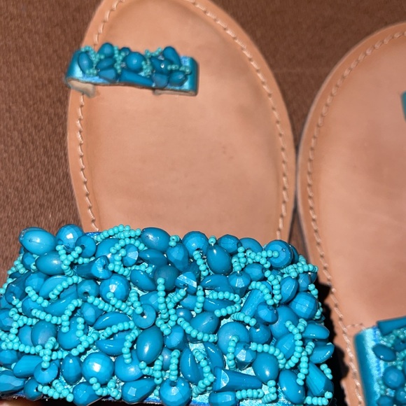 Torgeis New York aqua sandals - Picture 6 of 6
